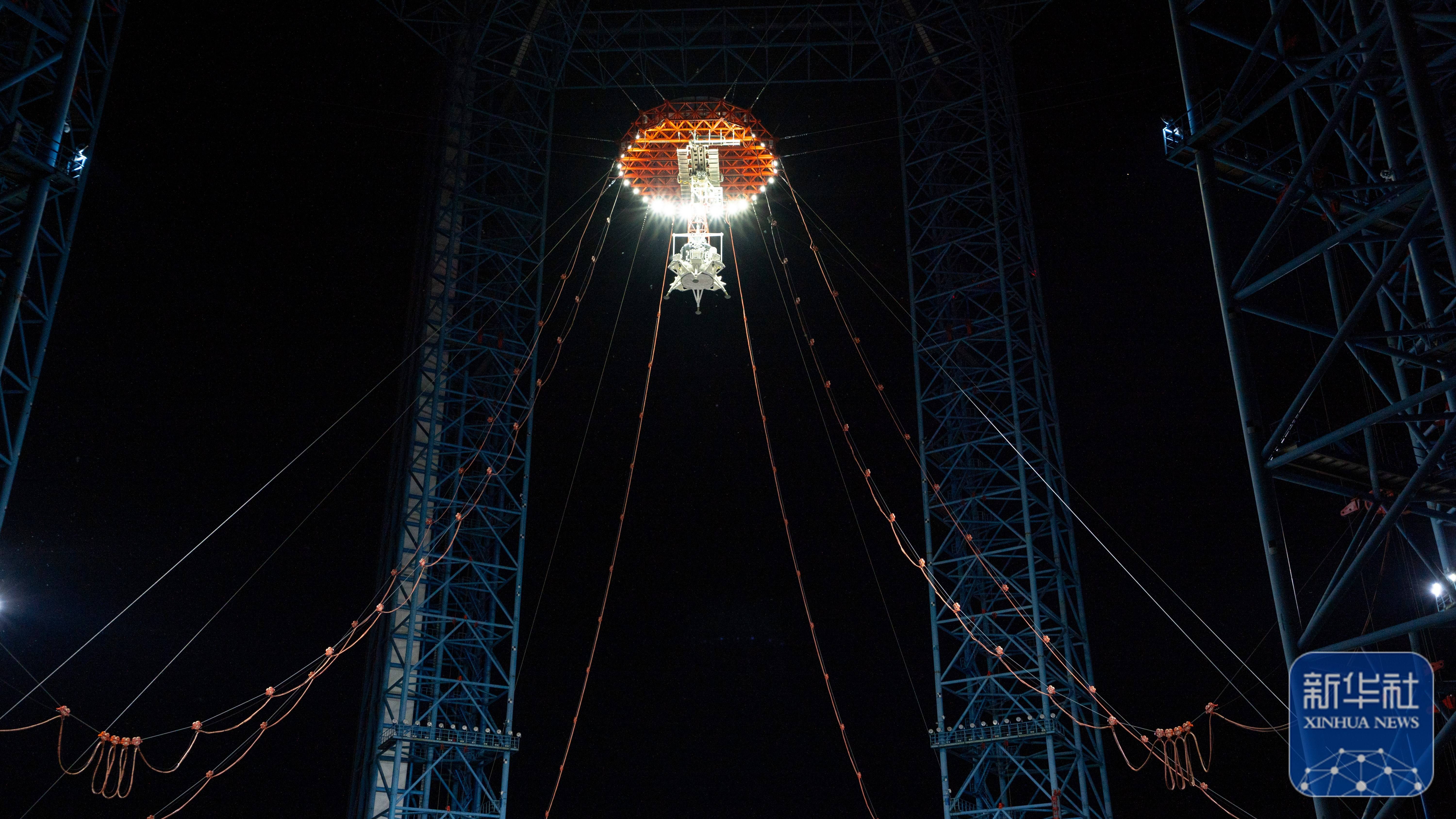 我国首次完成载人月球探测任务揽月月面着陆器着陆起飞综合验证试验